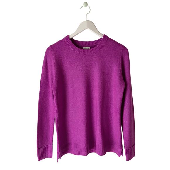 J. Crew Sweaters - J. Crew Purple Crew-Neck Sweater Size Small